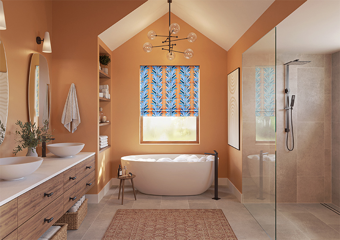 Miami, Blue - Twist&Fit Roman Blind - Image 8